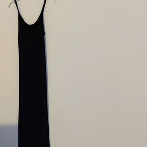 Navy blue maxi dress